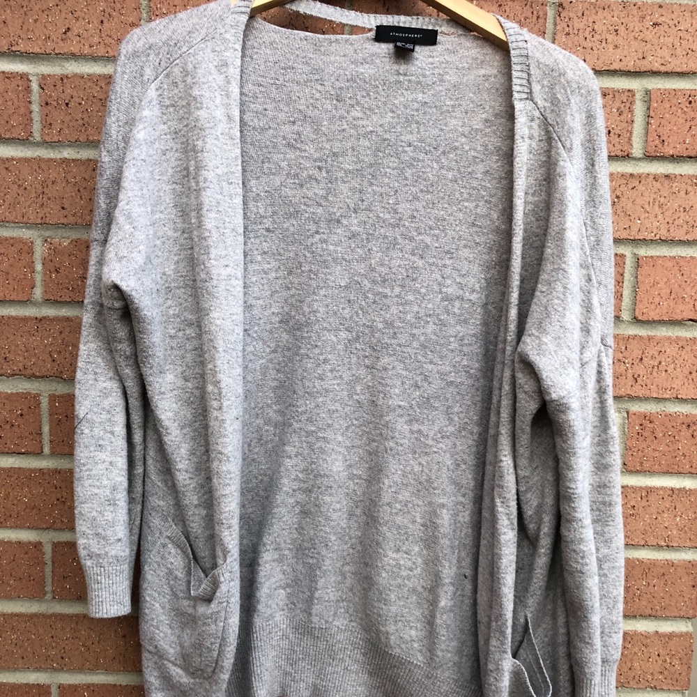 ATMOSPHERE LONG GREY CARDIGAN SIZE US 6/8